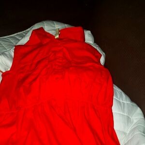 Red/orange dress